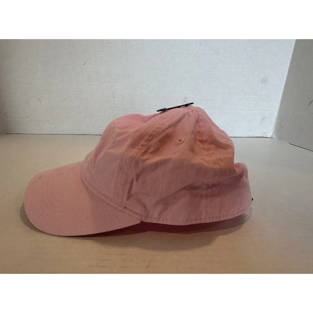 Nike Pink Toddler Child Hat Canvas Adjustable White Swoosh